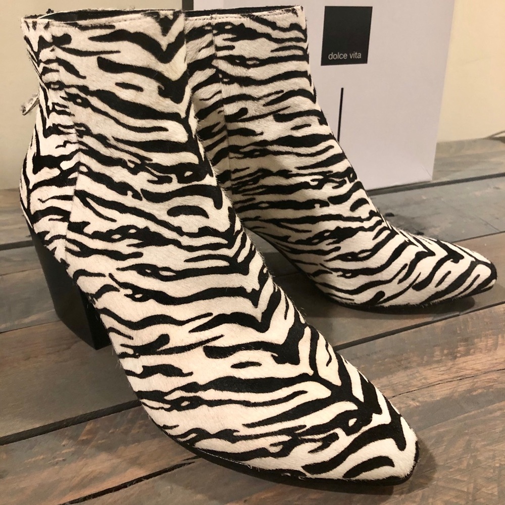 Dolce Vita Zebra Bootie